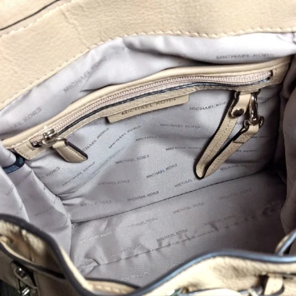 Michael Kors Evie Flower Garden Small Backpack Floral Embellisments - Picture 13 of 16